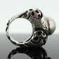 Dian Malouf RING. Mabe Pearl Heavy sterling Silver Signet Ring DLM Collection (st119)