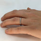 PLATINUM Art Deco Blossom Flower Engraved PRISCILLA Band. Flower Blossom engraved Ring. Engraved. st(155)