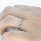 PLATINUM Art Deco Blossom Flower Engraved Band. Flower Blossom engraved Ring. Engraved. st(164)