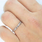 PLATINUM Art Deco Blossom Flower Engraved Band. Flower Blossom engraved Ring. Engraved. st(164)
