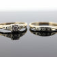 Art Deco Engagement Wedding Diamond Ring Set. Antique FIDELITY Wedding Ring Set. 14k Multi-Tone with a  Diamond.  st(106/37)