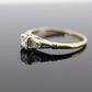 Art Deco Engagement Wedding Diamond Ring Set. Antique FIDELITY Wedding Ring Set. 14k Multi-Tone with a  Diamond.  st(106/37)