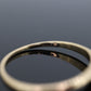 Diamond Daisy Elevated on Ring. 14K Diamond Daisy. Vintage Diamond Flower Setting ring. st(80/50)