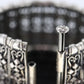 KONSTANTINO Bracelet. Heavy sterling Silver and 18k Bracelet Bangle Cuff HERA Konstantino Collection (st269)