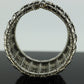 KONSTANTINO Bracelet. Heavy sterling Silver and 18k Bracelet Bangle Cuff HERA Konstantino Collection (st269)