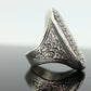 KONSTANTINO RING. Heavy sterling Silver Signet Ring Konstantino Collection (st269)