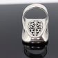 KONSTANTINO RING. Heavy sterling Silver Signet Ring Konstantino Collection (st269)