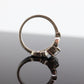 Black Hills Gold Sterling Silver Ring. Pear cut CZ Topaz Black Hills Gold Silver Band st(32)
