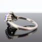 Black Hills Gold Sterling Silver Ring. Purple Sugilite cabochon with 10k inlays band. st(55)