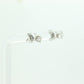 14k Diamond studs 14k gold earrings. 14k White Gold Diamond Solitaire earrings. st(80/50(33)