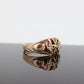 Black Hills Gold Ring Mens. Heavy 10k Multi-Tone Black Hills Gold Thick BAND. Sz 14 ST(167)