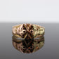 Black Hills Gold Ring Mens. Heavy 10k Multi-Tone Black Hills Gold Thick BAND. Sz 14 ST(167)