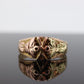 Black Hills Gold Ring Mens. Heavy 10k Multi-Tone Black Hills Gold Thick BAND. Sz 14 ST(167)