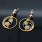 Black Hills Gold Dangle earrings. Black Hills Vine Leaves Dangle earrings st(66)