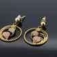 Black Hills Gold Dangle earrings. Black Hills Vine Leaves Dangle earrings st(66)