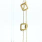 Roberto Coin 18k Yellow Gold Toggle Bracelet. Brushed Square Loop Link Bracelet. Roberto Coin Chain Bracelet. st(4/16)