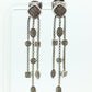 David Yurman DIAMOND Sterling Silver CABLE Drop Earrings.  David Yurman CONFETTI Diamond strand dangle earrings st(212)