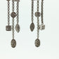 David Yurman DIAMOND Sterling Silver CABLE Drop Earrings.  David Yurman CONFETTI Diamond strand dangle earrings st(212)