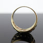Cable Wide Dome 14k Yellow Gold Band. Italian  Milor 14k DOME Multi Tone band. st(167)