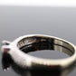 EFFY Sapphire ring. 14k Sapphire Diamond solitaire ring. BITA Sapphire diamond ring. st(155)