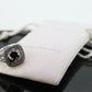 David Yurman ALBION Hematite Diamond ring. Sterling Diamond Halo Hematite Cable ring. st(236)