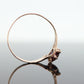 10k Victorian Claw Set Garnet. Antique 10k Gold oval garnet claw set solitaire. st(92)