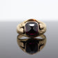 Antique Black Hills Gold ring. 10k Pyramid Garnet Black Hill Ring. Black Hills GARNET Antique. st(104)