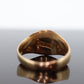 Antique Black Hills Gold ring. 10k Pyramid Garnet Black Hill Ring. Black Hills GARNET Antique. st(104)