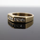 14k diamond tension set Eternity ring. 14k Diamond channel infinity chevron mirror band st(161)