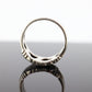 Black Hills Gold Sterling Silver Band. 10k Black Hills Gold Inlays ring. st29