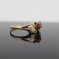 Black Hills Gold Ring. 10k FLOWER ROSE Multi-Tone Black Hills Gold Statement Ring. size 10 stock(72)