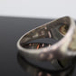 Black Hills Gold Sterling Silver Band. 10k Black Hills Gold Inlays ring.sz12. st(72)