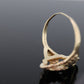 Black Hills Gold Marquise shaped Ring. FREE RESIZE. 10k Multi-Tone Black Hills Gold Statement Ring. st(66)