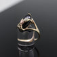 Black Hills Gold Ring. 10k Onyx Black Hills Gold Mens Statement Ring. sz 6 (60)