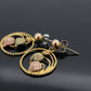 Black Hills Gold Dangle earrings. Black Hills Vine Leaves Dangle earrings st(66)