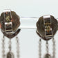 David Yurman DIAMOND Sterling Silver CABLE Drop Earrings.  David Yurman CONFETTI Diamond strand dangle earrings st(212)