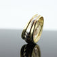 Cable Wide Dome 14k Yellow Gold Band. Italian  Milor 14k DOME Multi Tone band. st(167)