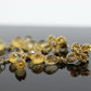 18k Citrine Diamond Dangle Earrings. 18k Diamond Flower mult-gem dangle drop earrings. TEAR Gem strand st(219)