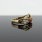 Black Hills Gold Ring. 10k FLOWER ROSE Multi-Tone Black Hills Gold Statement Ring. size 5 stock(63)