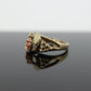 Black Hills Gold Ring. 10k FLOWER ROSE Multi-Tone Black Hills Gold Statement Ring. size 5 stock(63)