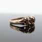 Antique Victorian 9k 375 Garnet Cluster ring. 9k Yellow Gold UK Chester 1905. st(104)