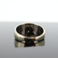 Antique DIAMOND Star bezel set ring. 14k Multi-Color Diamond Gypsy setting star wide eternity band.  st(173)