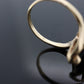 10k ONYX and diamond ring. KITE Rhombus Onyx set victorian mourning ring. st(138)
