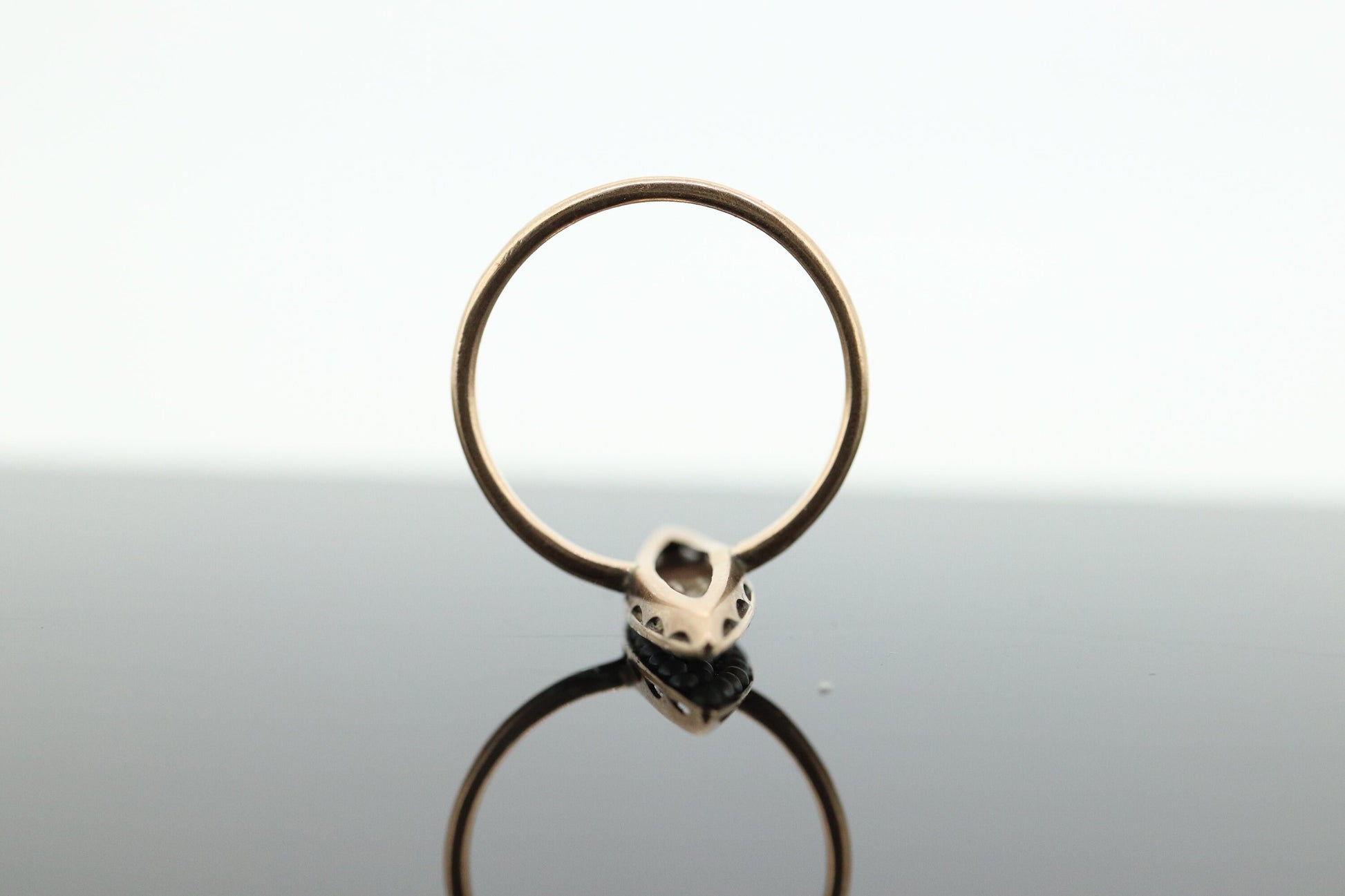 Antique 14k PEARL seed MOP cluster Marquise Navette ring. ANTIQUE Victorian Pearl seed Marquise cluster ring