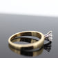 14k Marquise Diamond Solitaire Ring . 14k Yellow Gold Diamond Petite Engagement Ring. st(83)