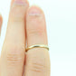14k Band. 14k Yellow Gold thin half round band. Sz 6.5 2.5mm wide sz(74)