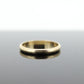 14k Band. 14k Yellow Gold thin half round band. Sz 6.5 2.5mm wide sz(74)