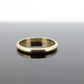 14k Band. 14k Yellow Gold thin half round band. Sz 6.5 2.5mm wide sz(74)