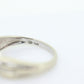 10k Blue Diamond Pave Encrusted Band. BLUE diamond pave band ring. Sz7.25 st (81)