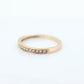 10k Rose Gold Diamond Wedding Ring set. Princess cut Double Halo Wedding Set. Engagement set. Bridal Set rings. Eternity band. st(316)
